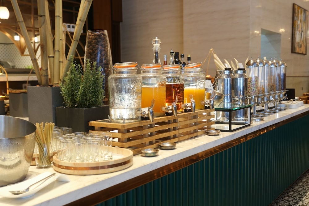 뷔페 아침 식사