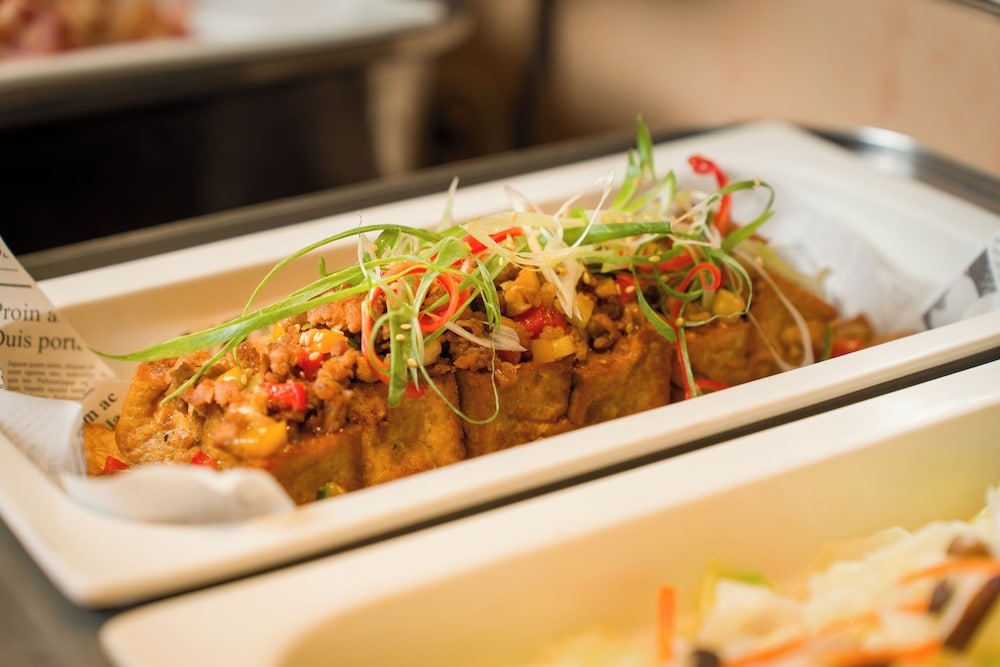 뷔페 아침 식사