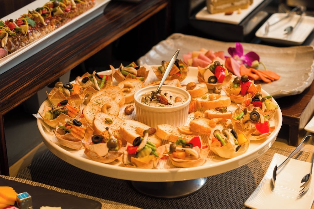 뷔페 아침 식사