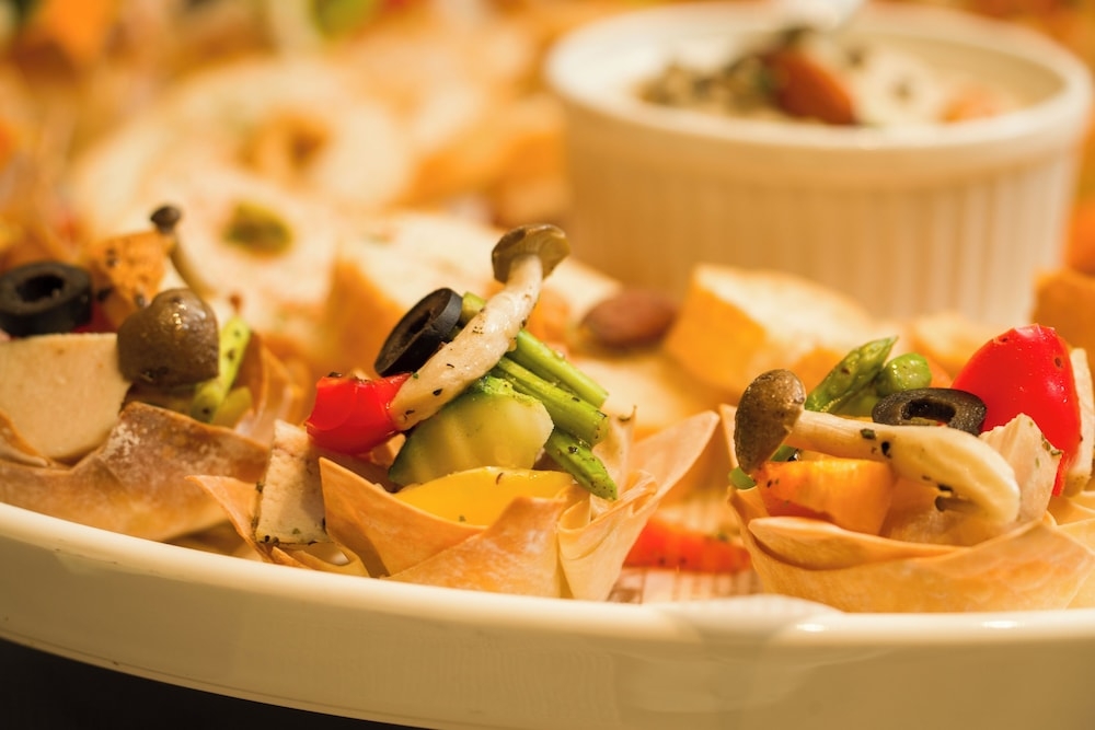 뷔페 아침 식사