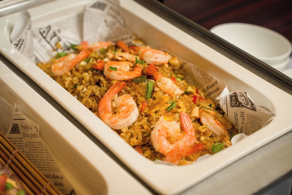 뷔페 아침 식사