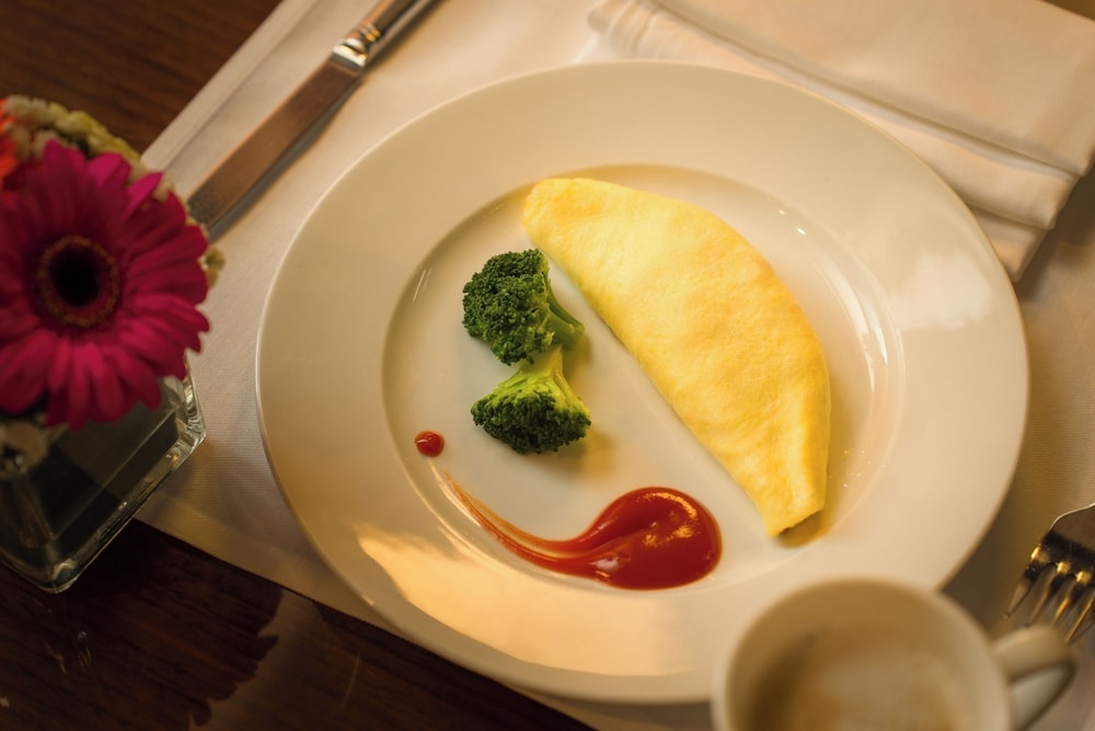 뷔페 아침 식사