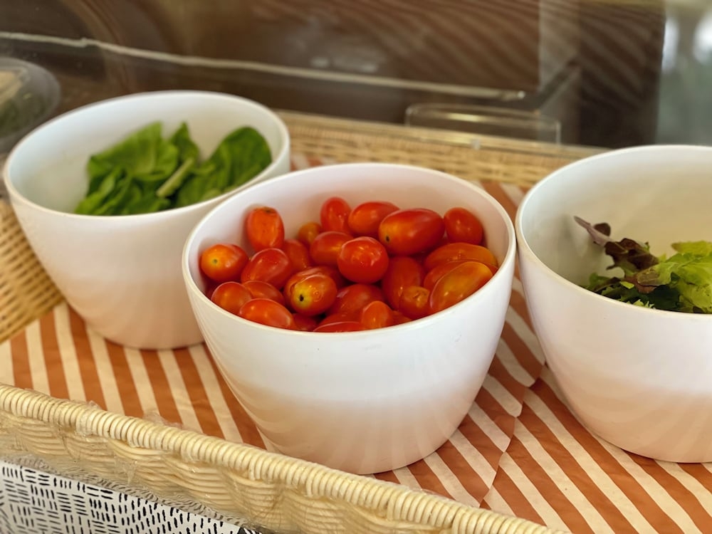 뷔페 아침 식사