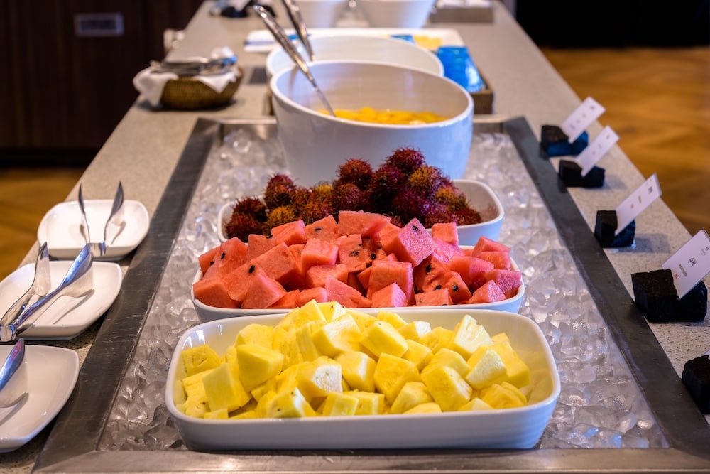 뷔페 아침 식사