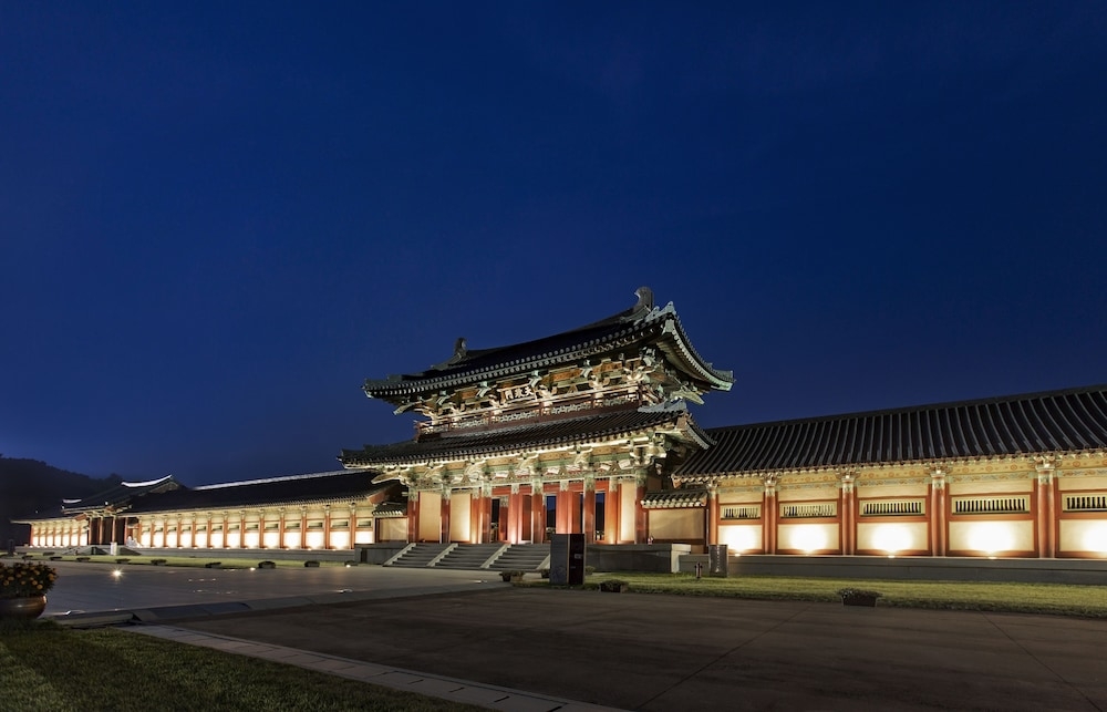 숙박 시설에서 보는 주변 전망