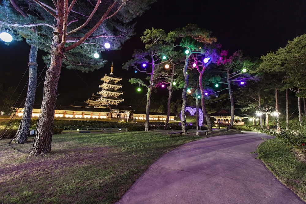 숙박 시설에서 보는 주변 전망