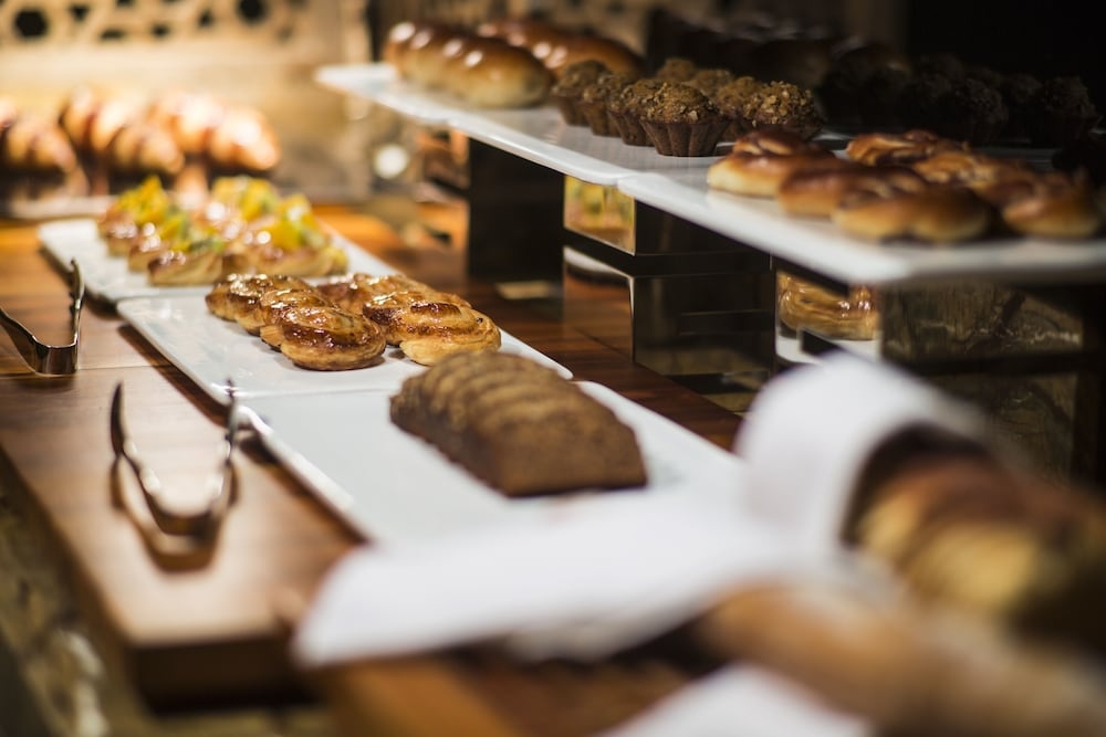 뷔페 아침 식사