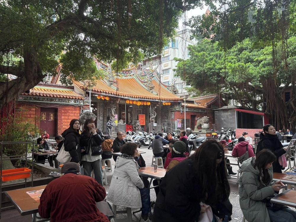 숙박 시설에서 보는 시내 전망