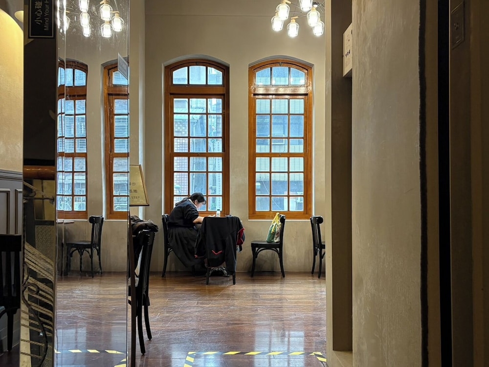 숙박 시설에서 보는 시내 전망