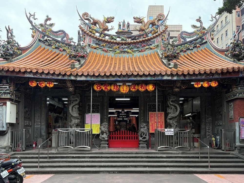 숙박 시설에서 보는 시내 전망