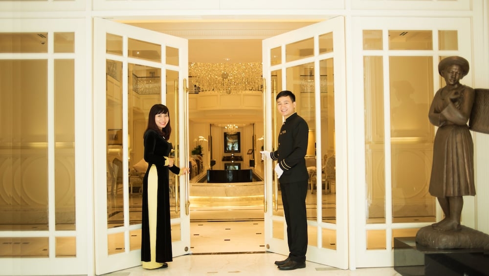 숙박 시설 입구