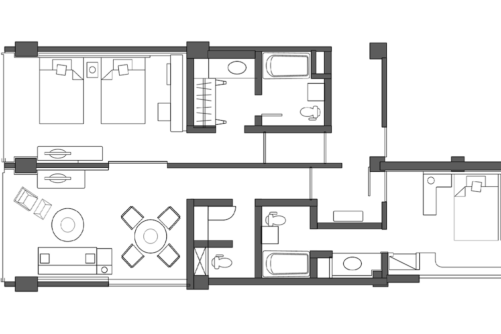 숙박 시설 내 편의 시설/서비스