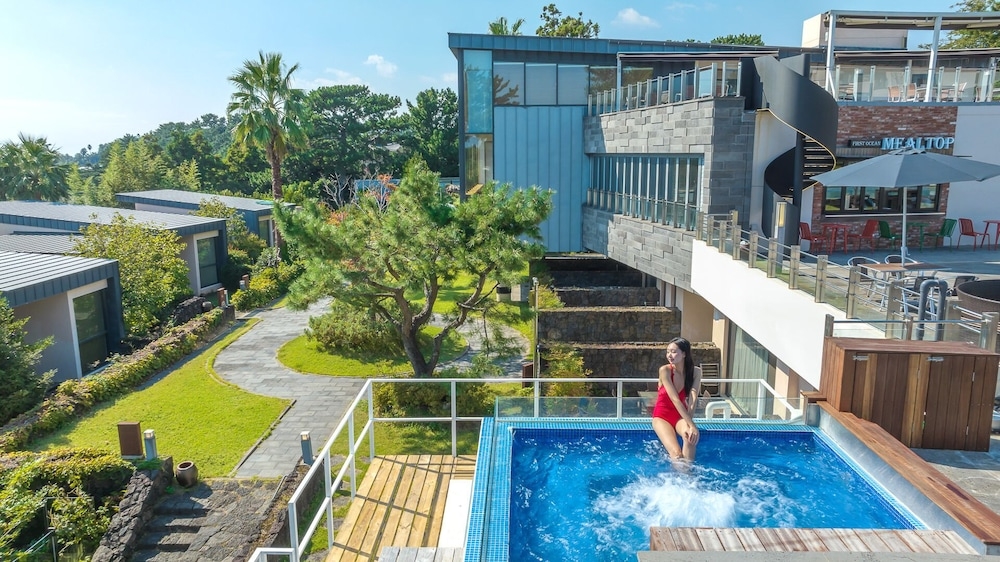 야외 스파 욕조