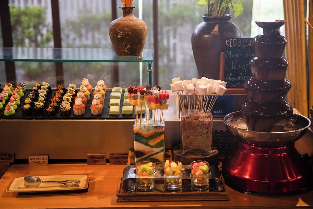 뷔페 아침 식사