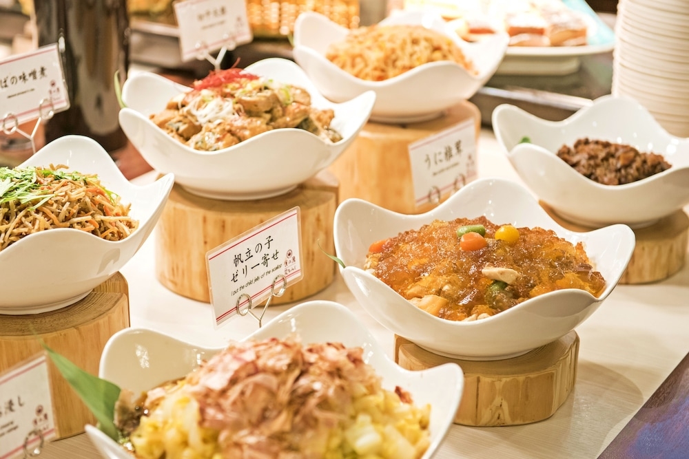 뷔페 아침 식사