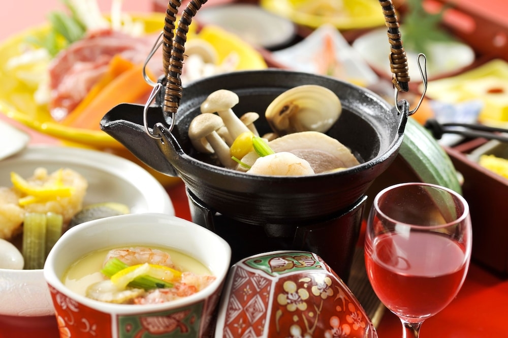 료칸 내 식사 공간