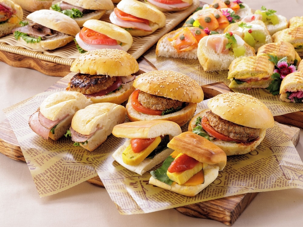 뷔페 아침 식사