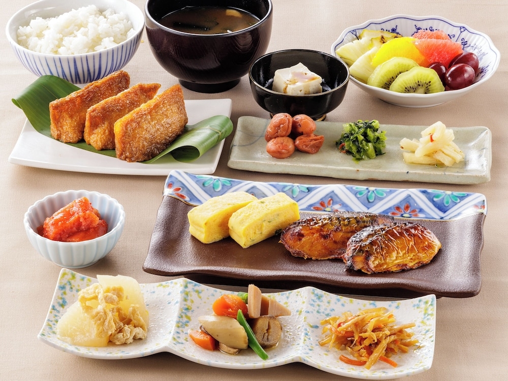 뷔페 아침 식사