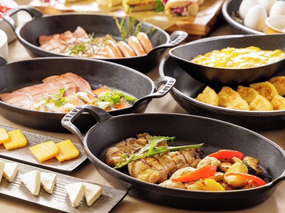 뷔페 아침 식사