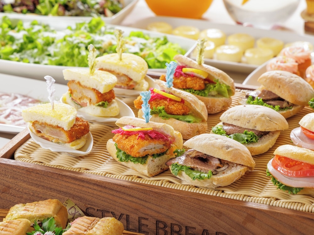 뷔페 아침 식사