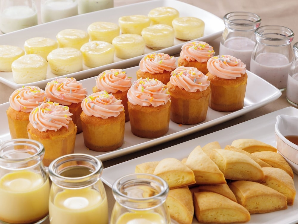 뷔페 아침 식사