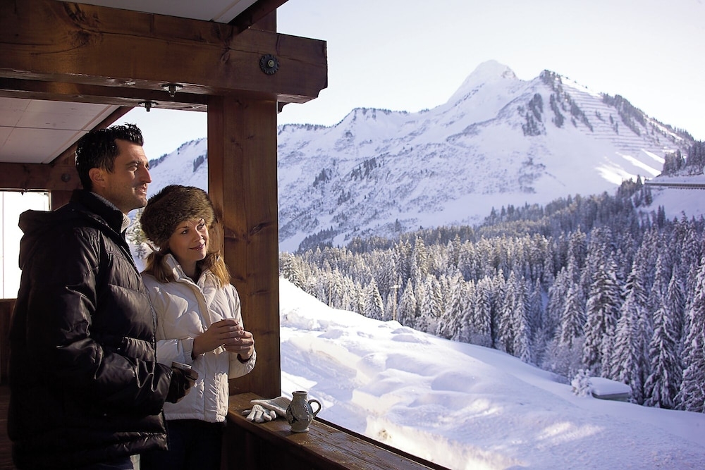 숙박 시설에서 보는 주변 전망