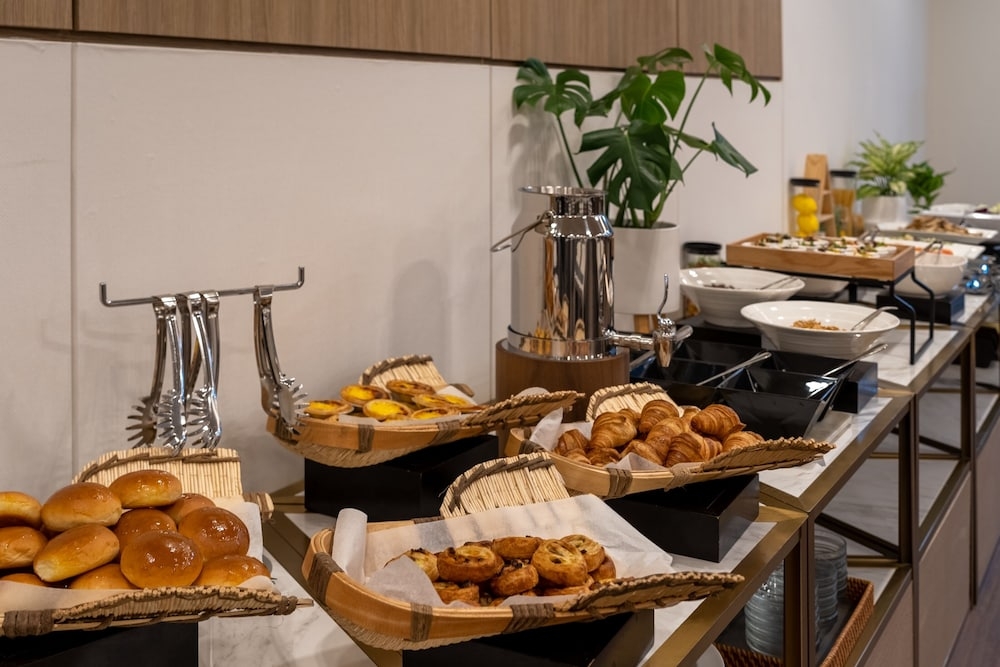 뷔페 아침 식사