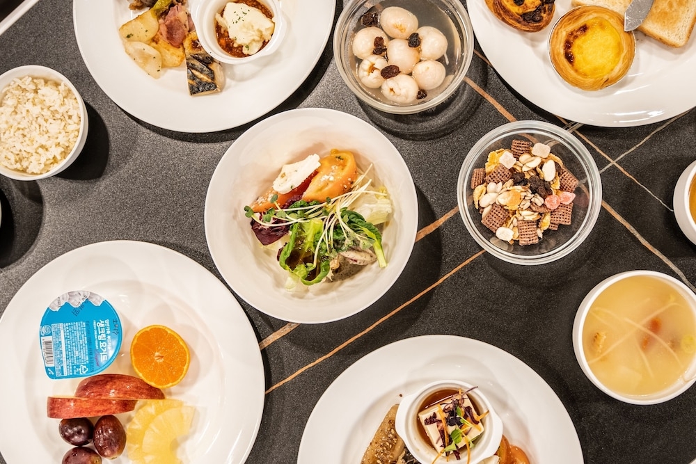 뷔페 아침 식사