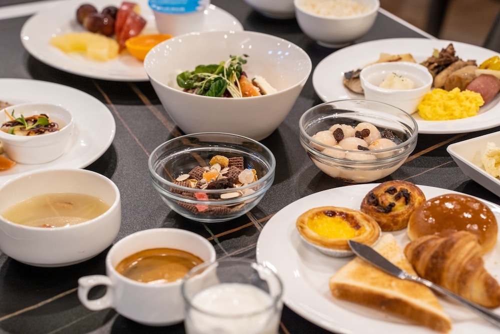 뷔페 아침 식사