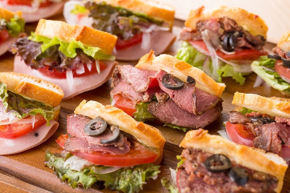 뷔페 아침 식사