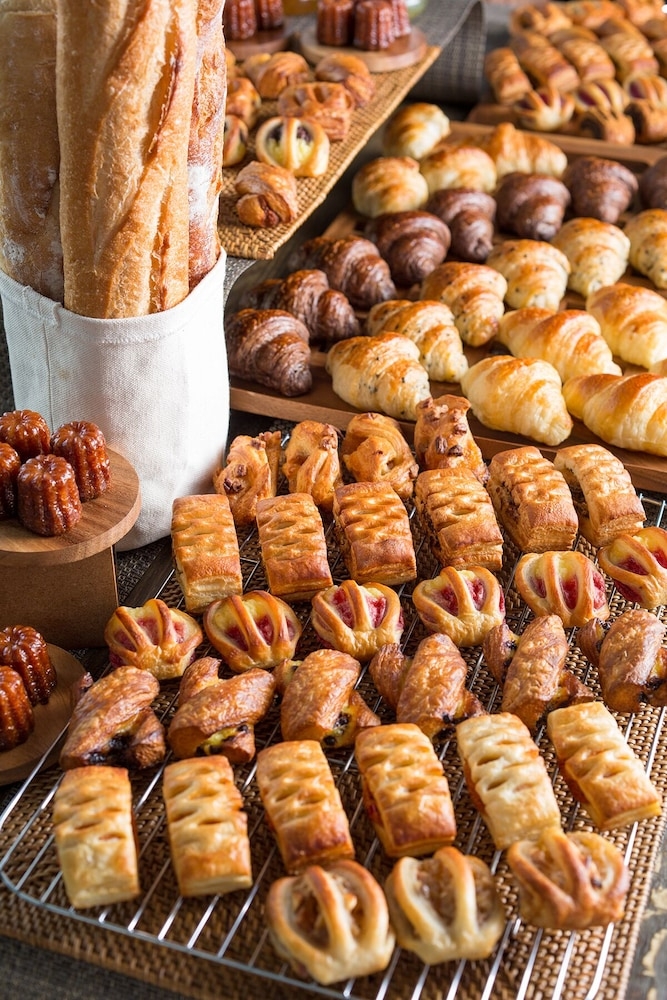 뷔페 아침 식사