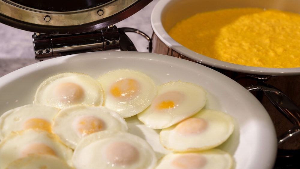 뷔페 아침 식사