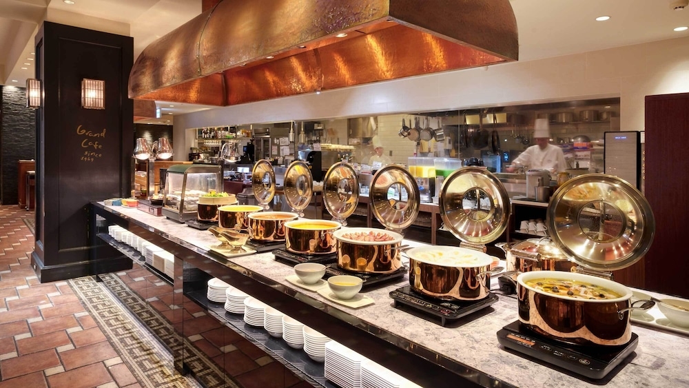 뷔페 아침 식사