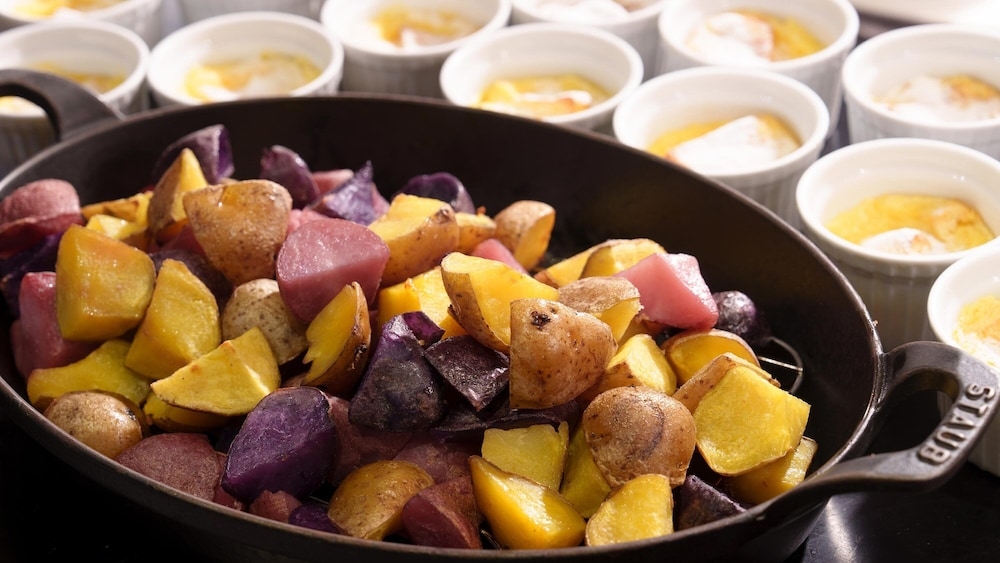 뷔페 아침 식사