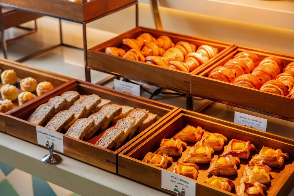 뷔페 아침 식사