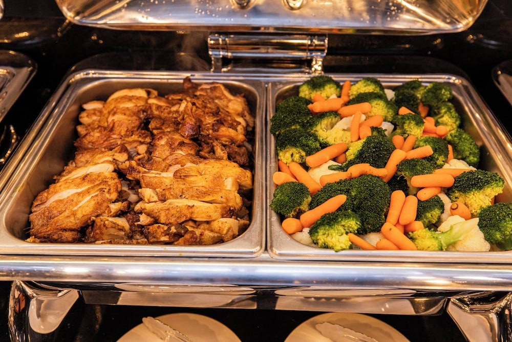 뷔페 아침 식사