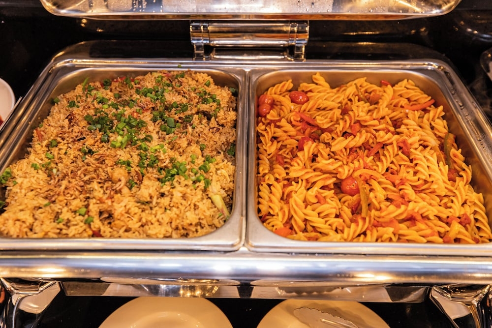 뷔페 아침 식사