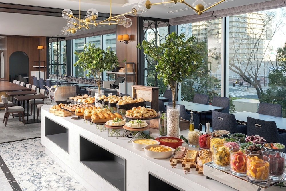 뷔페 아침 식사