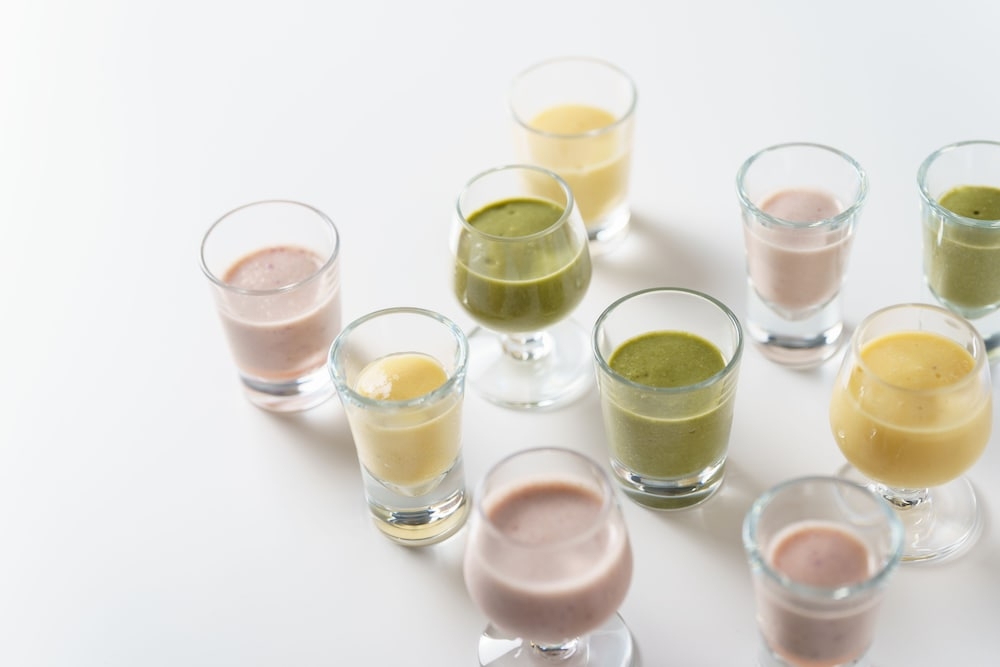 뷔페 아침 식사