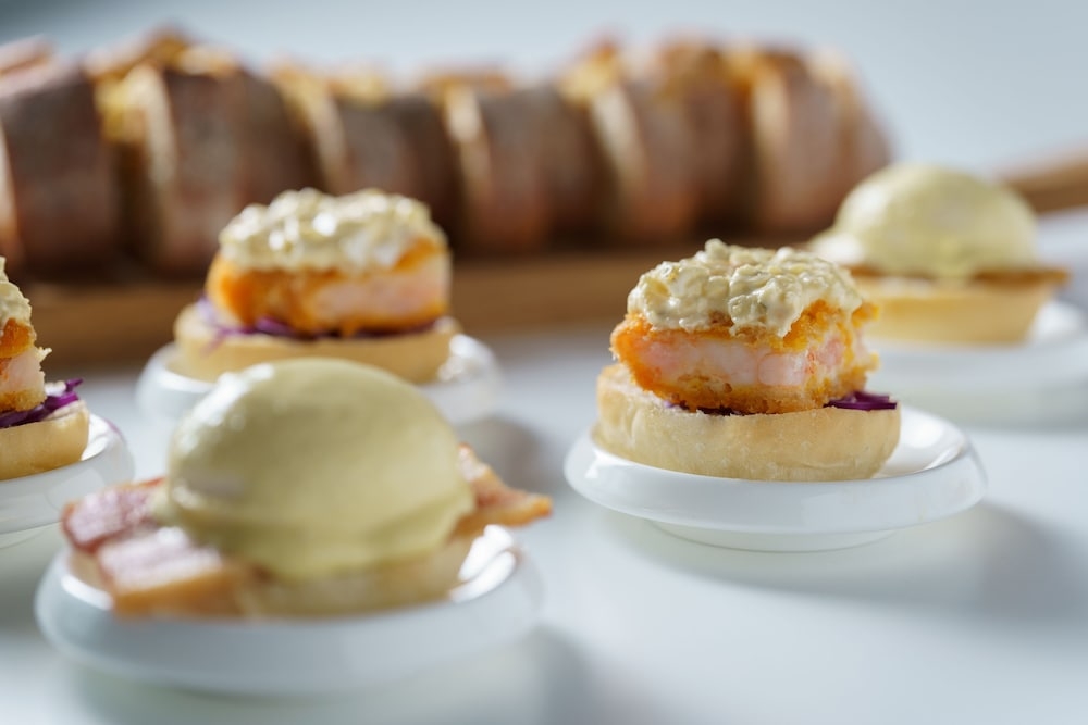 뷔페 아침 식사