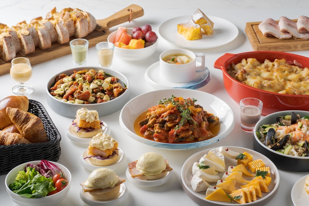 뷔페 아침 식사