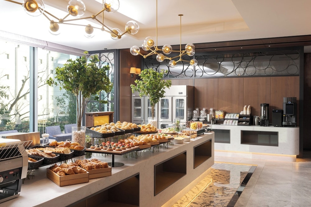 뷔페 아침 식사