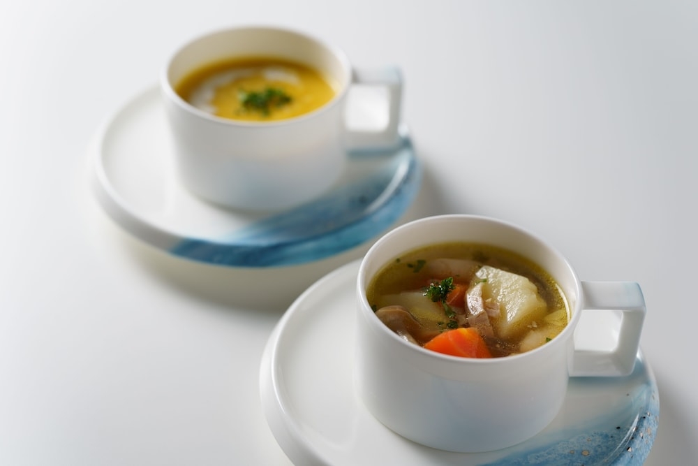 뷔페 아침 식사