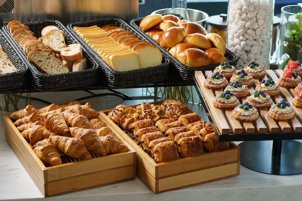 뷔페 아침 식사