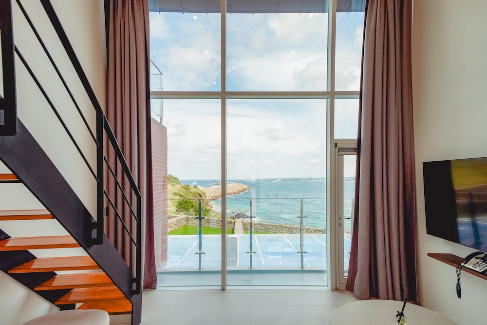 숙박 시설에서 보는 주변 전망