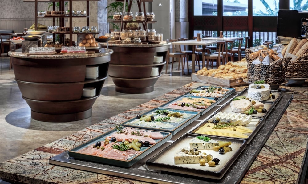 뷔페 아침 식사