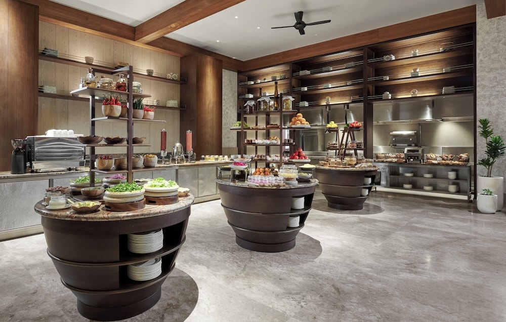 뷔페 아침 식사