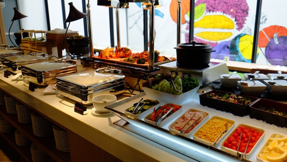 뷔페 아침 식사
