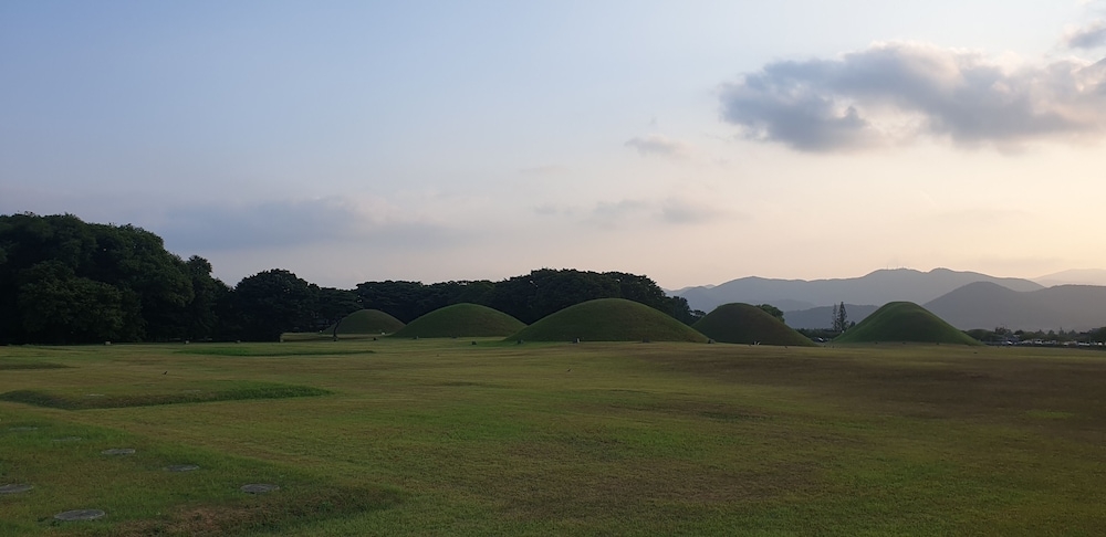 숙박 시설에서 보는 주변 전망
