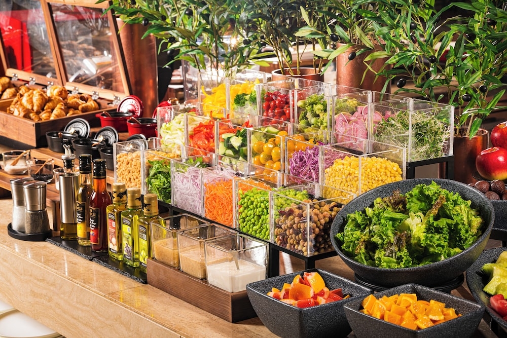 뷔페 아침 식사